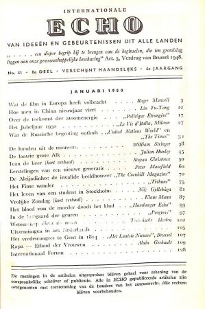 Internationale Echo 1950 dl. 08