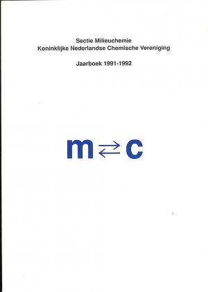 Jaarboek 1991-1992 Sectie Milieuchemie