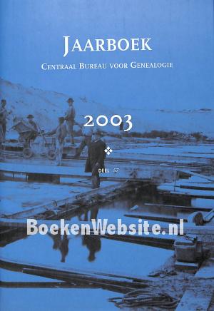 Jaarboek CBG deel 57 2003