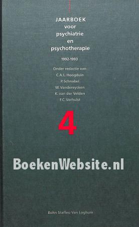 Jaarboek voor psychiatrie en psychotherapie 1992-1993 Jaarboek voor psychiatrie en psychotherapie 1992-1993