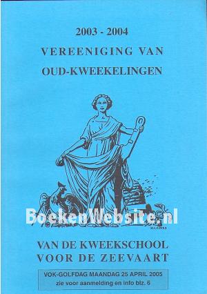 Jaarboekje van de Kweekschool voor de Zeevaart 2004