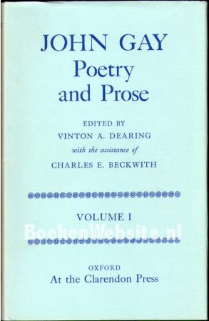 John Gay Poetry and Prose I John Gay Poetry and Prose I