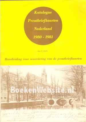 Katalogus prentbriefkaarten Nederland 1980-1981