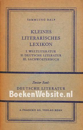 Kleines Literarisches Lexikon II Kleines Literarisches Lexikon II