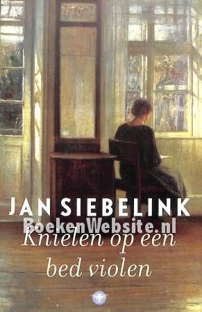 Knielen op een bed violen Knielen op een bed violen