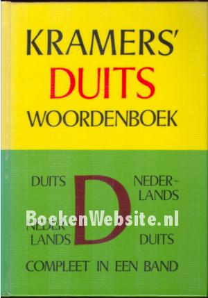 Kramers Duits woordenboek Kramers Duits woordenboek