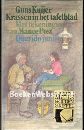 Krassen in het tafelblad Krassen in het tafelblad