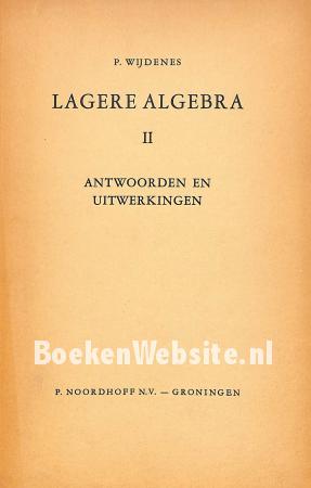 Lagere algebra II