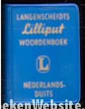 Langenscheidts Lilliput woordenboek Nederlands / Duits