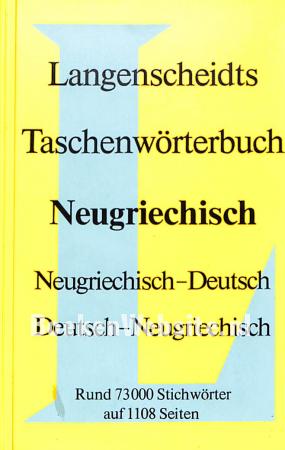 Langenscheidts Taschen-wörterbuch Neugriechisch Langenscheidts Taschen-wörterbuch Neugriechisch