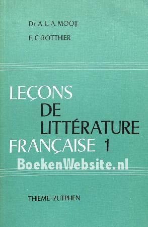 Lecons de litterature francaise 1