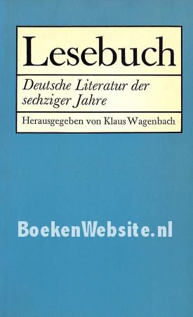 Lesebuch Deutsche Literatur der sechziger Jahre