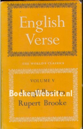 Longfellow to Rupert Brooke