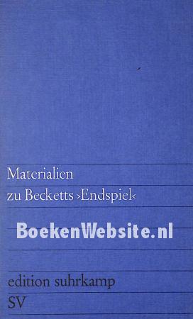 Materialen zu Becketts Endspiel Materialen zu Becketts Endspiel