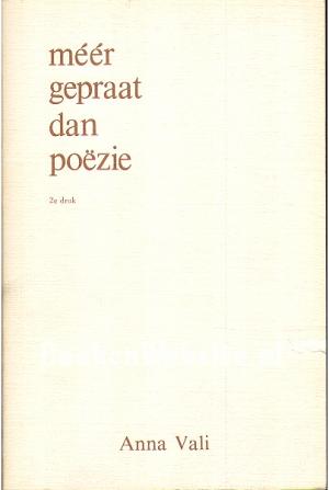 Meer gepraat dan poezie