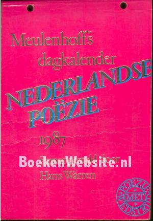 Meulenhoff's dagkalender Nederlandse poëzie 1987