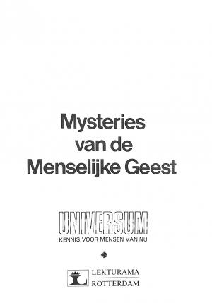 Mysteries van de Menselijke Geest Mysteries van de Menselijke Geest
