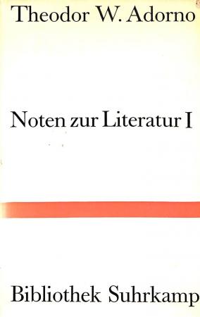 Noten zur Literatur I Noten zur Literatur I