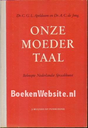 Onze moedertaal Onze moedertaal