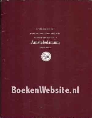 Amstelodamum 95e Jaarboek