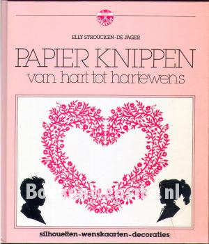 Papier knippen van hart tot hartewens Papier knippen van hart tot hartewens