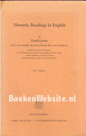 Phonetic Readings in English Phonetic Readings in English