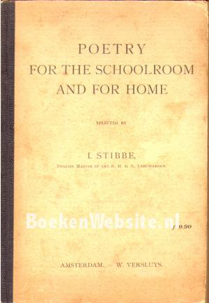 Poetry for the Schoolroom and for Home Poetry for the Schoolroom and for Home