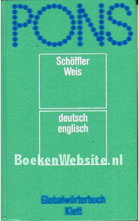 Pons Globalworter- buch Deutsch English