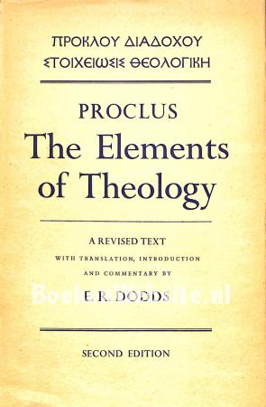 Proclus The Elements of Theology