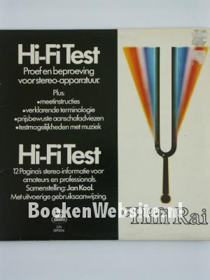 Image of Hi-Fi Test / Proef en beproeving voor stereo apparatuur