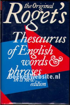 Roget's Thesaurus of English words and phrases