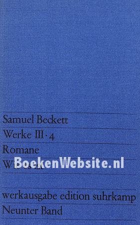 Samuel Beckett Werke III-4 Samuel Beckett Werke III-4
