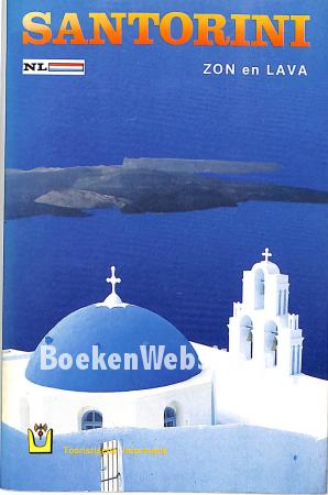 Santorini zon en lava