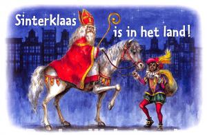 Sinterklaas is in het land! - De kerstman brengt pakjes