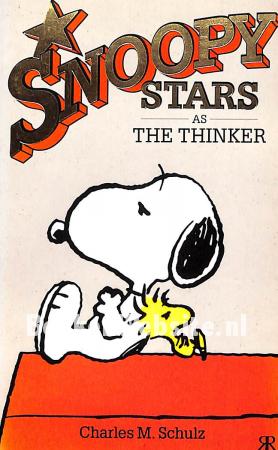 Snoopy Stars as The Thinker