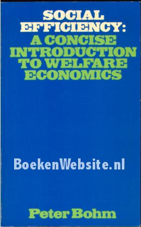 Social Efficiency Social Efficiency