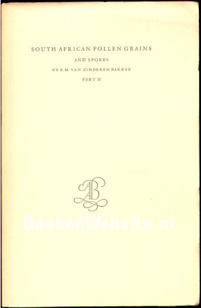 South African Pollen Grains and Spores II