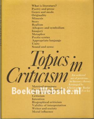 Topics in Criticism