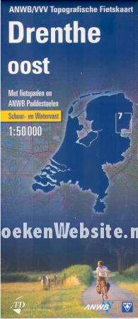 Topografische Fietskaart Drenthe oost