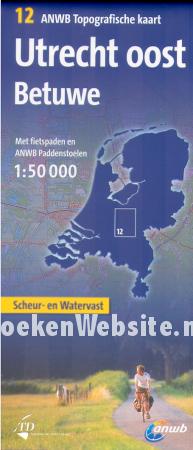 Topografische kaart, Utrecht oost, Betuwe