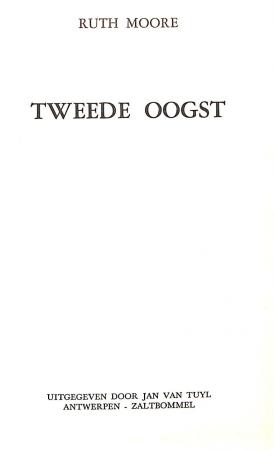 Tweede oogst