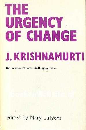 The Urgency of Change The Urgency of Change
