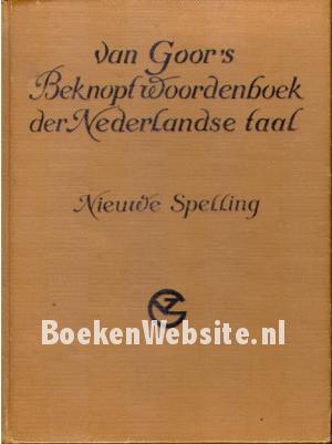 van Goor's Beknopt Woordenboek der Nederlandse taal