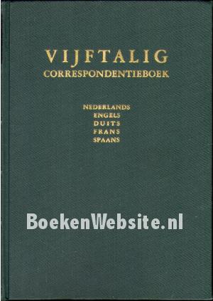 Vijftalig correspondentieboek