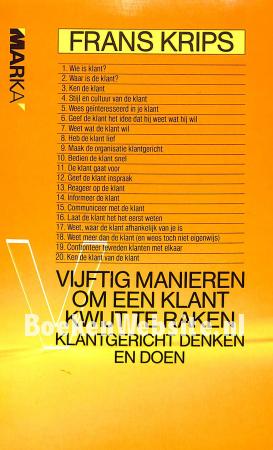 Vijftig manieren om en klant kwijt te raken