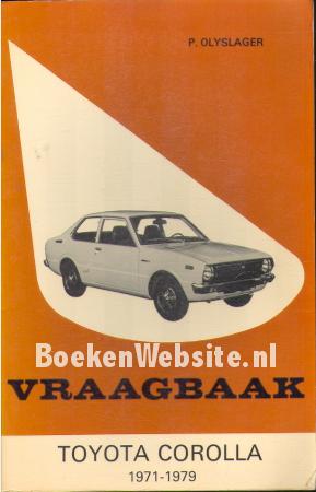 Vraagbaak Toyota Corolla 1971-1979