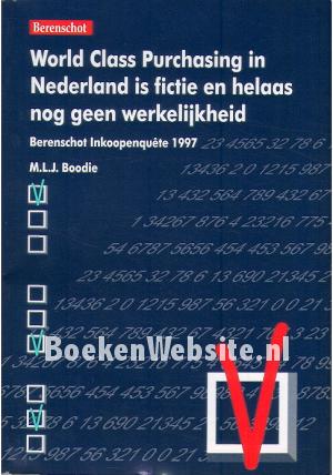 World Class Purchasing in Nederland is fictie World Class Purchasing in Nederland is fictie