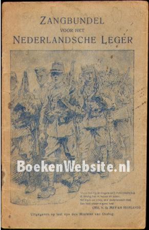 Zangbundel voor het Nederlandsche leger