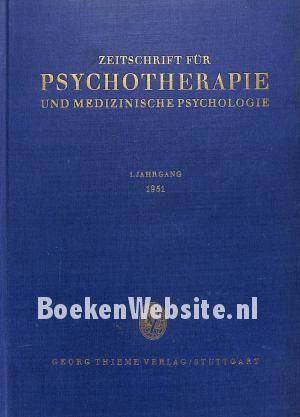 Zeitschrift fur Psychotherapie und Medizinische Psychologie 1951