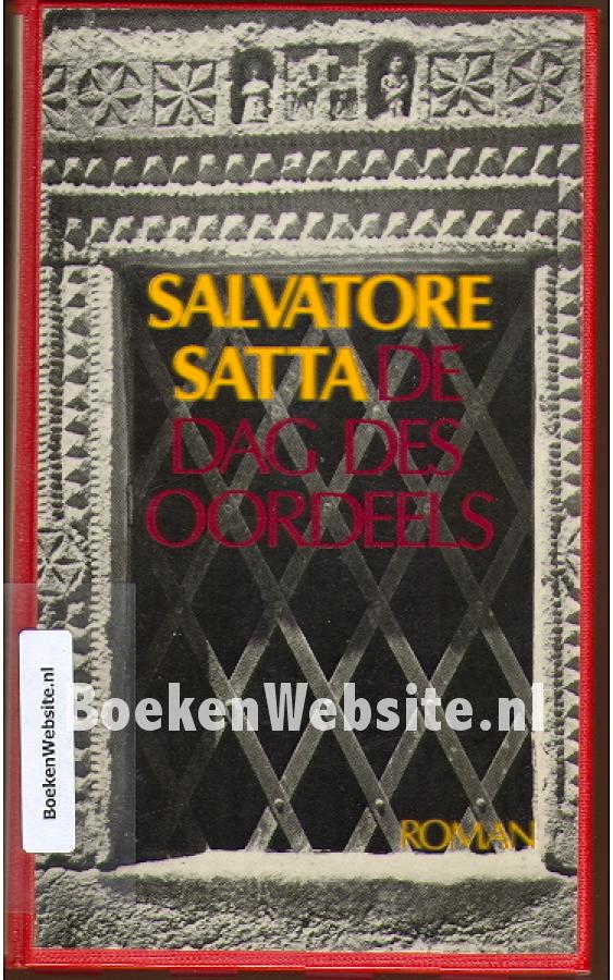De dag des oordeels, Satta Salvatore Boekensite.nl